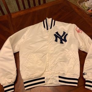 Vintage Starter Satin Jacket New York Yankees M